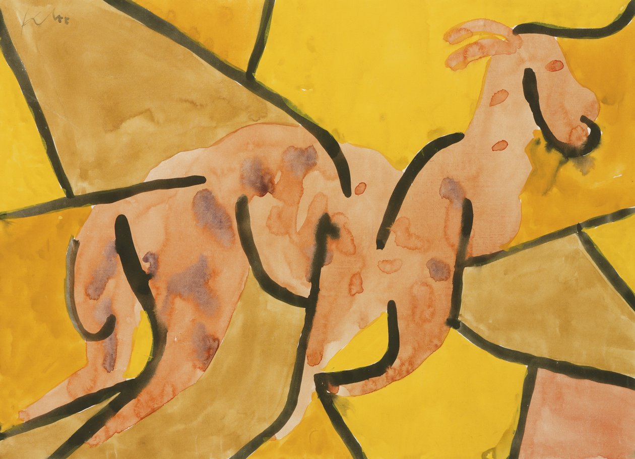 Vyprskl kozel od Paul Klee