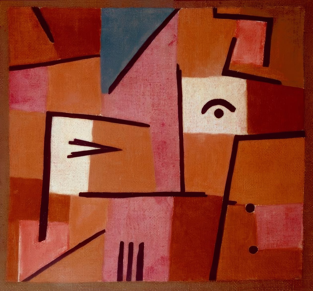 Pohled z červené od Paul Klee