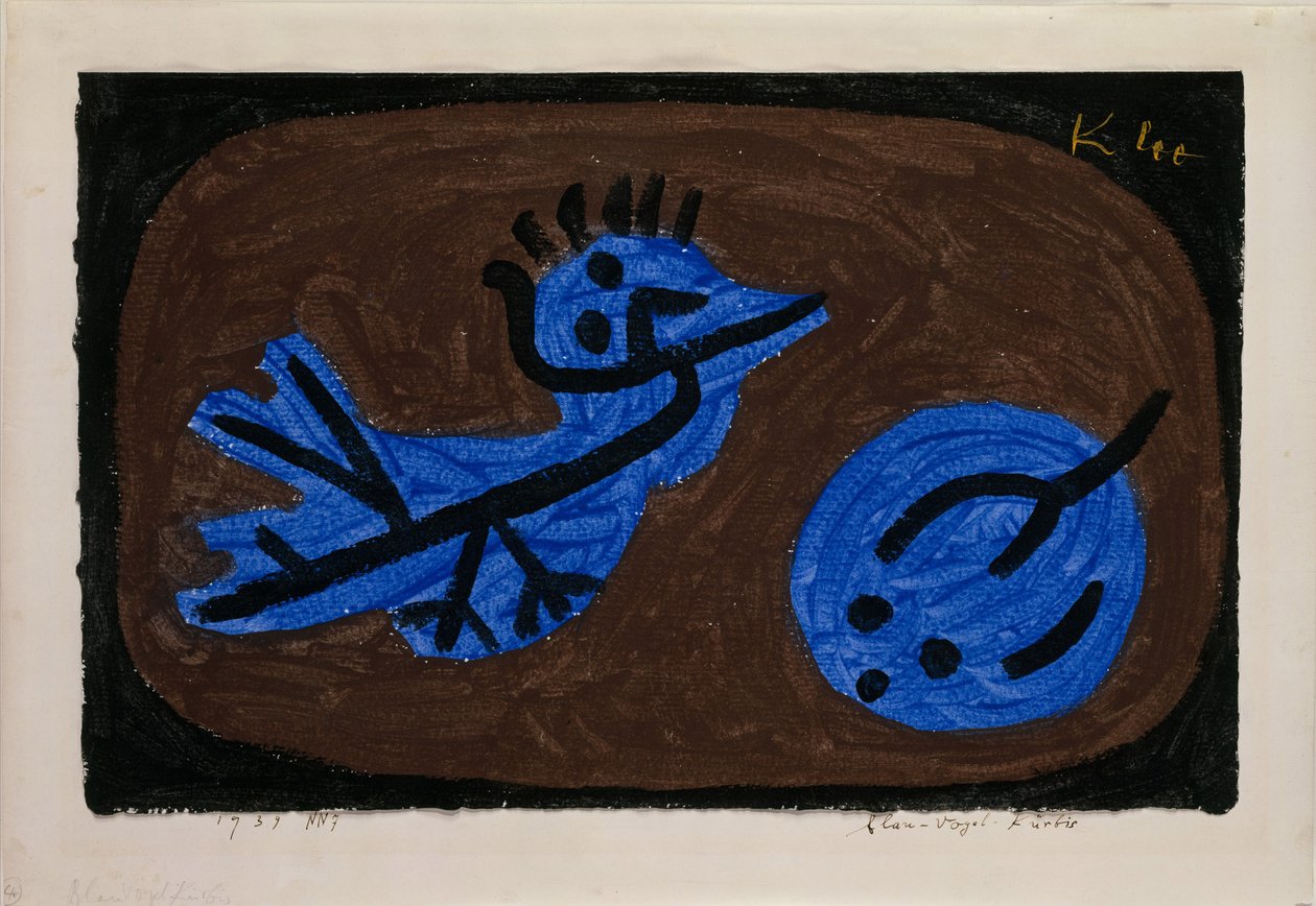 Blue-Bird-Pumpkin od Paul Klee