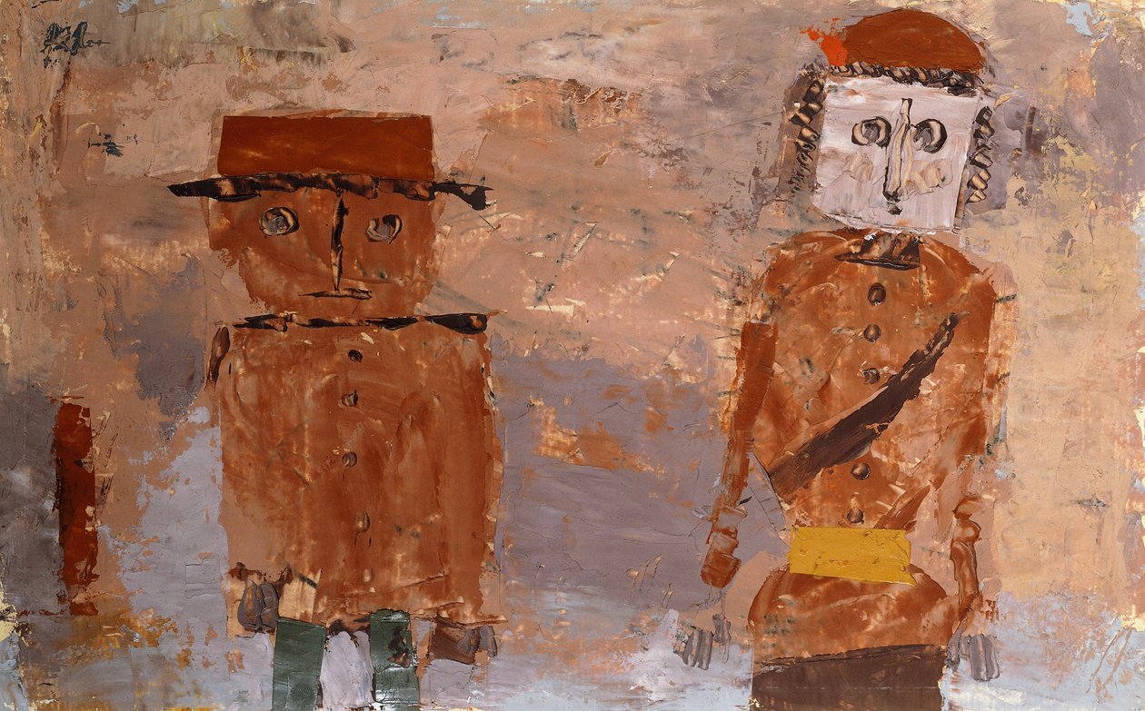 Nevěsta a ženich na podzim života; Nevěsta a ženich na podzim života od Paul Klee