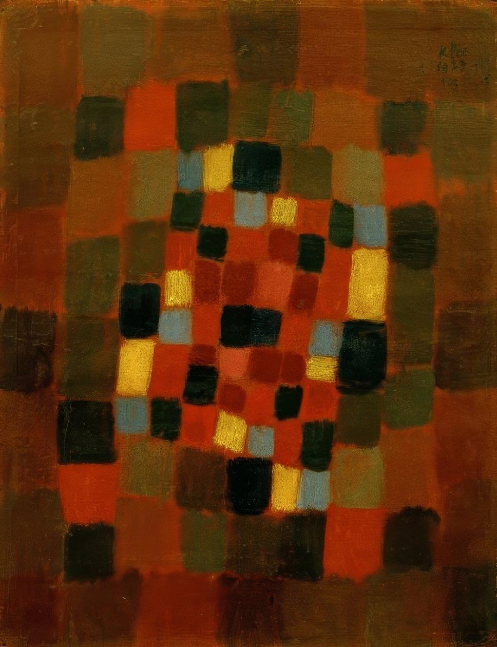 Barevná postel od Paul Klee