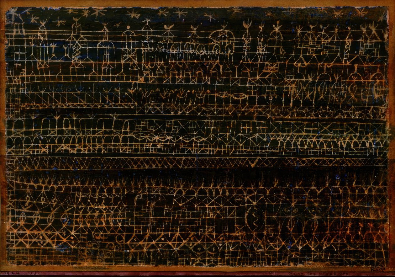 Hrad věřících od Paul Klee