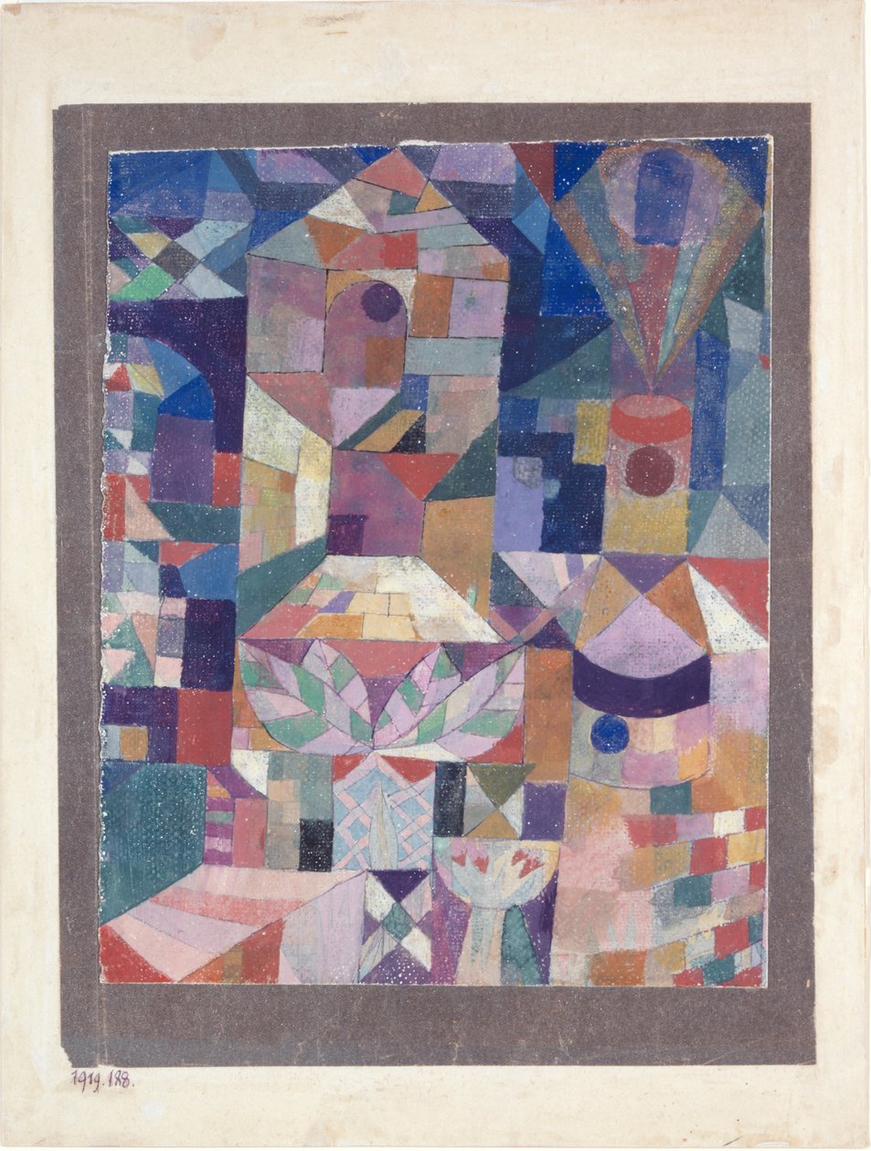 Zámecká zahrada, 1919. od Paul Klee