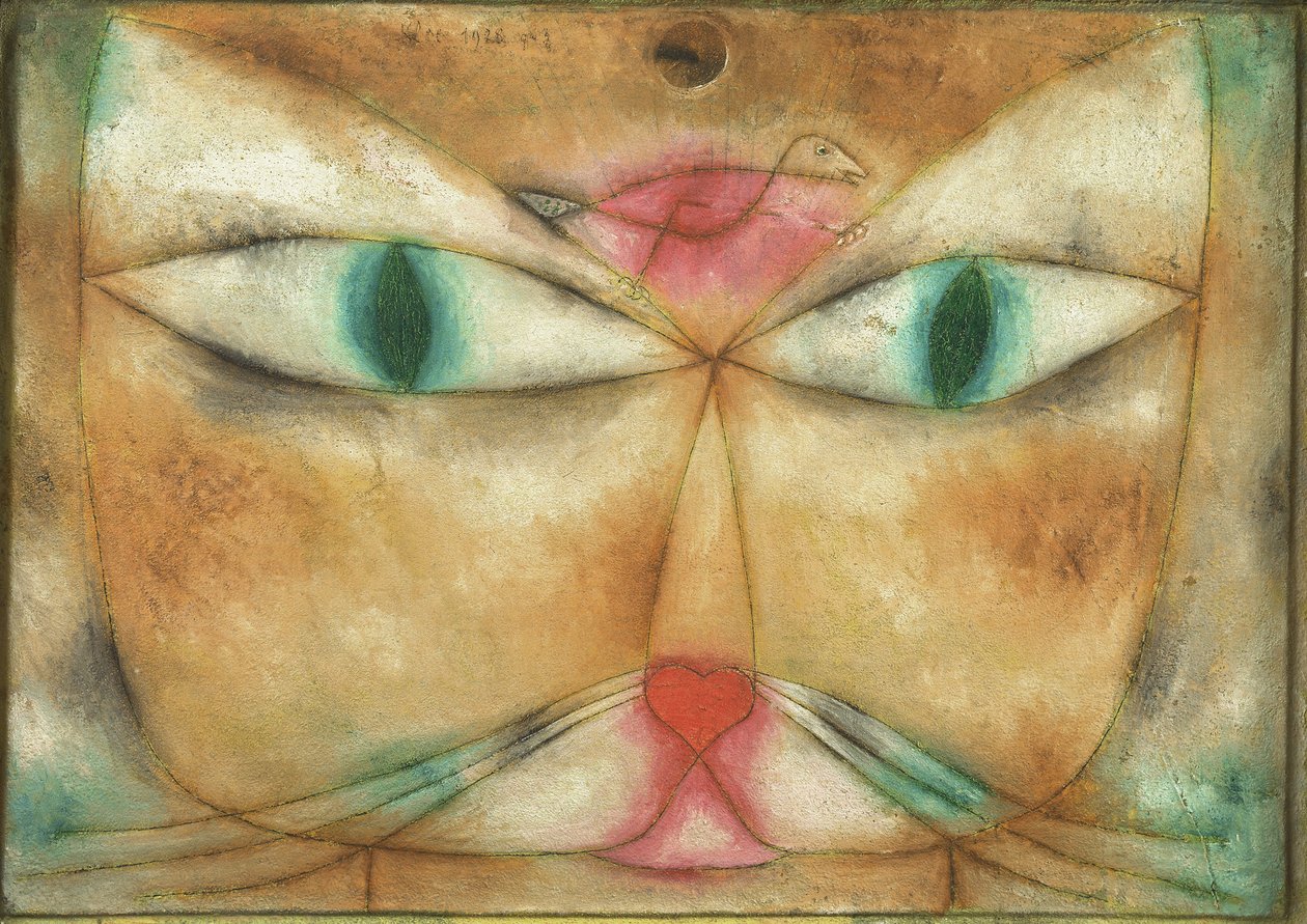 Kočka a pták od Paul Klee