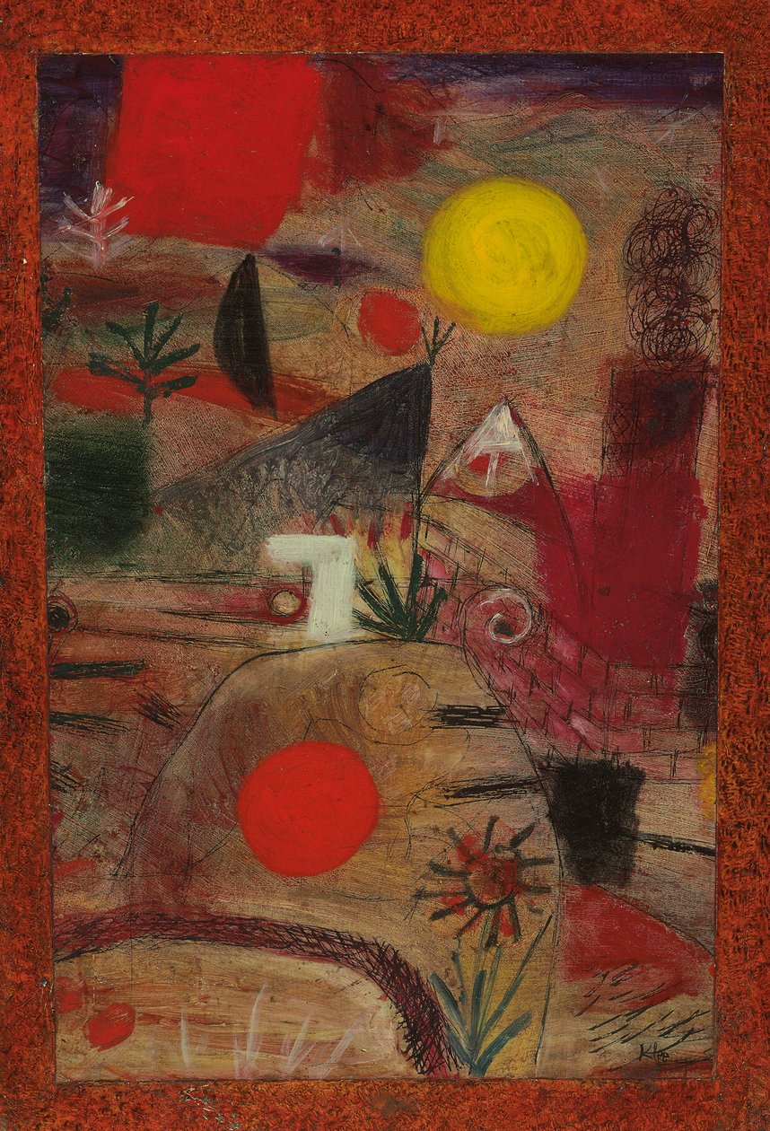 Oslava a pád; oslava a podzim od Paul Klee