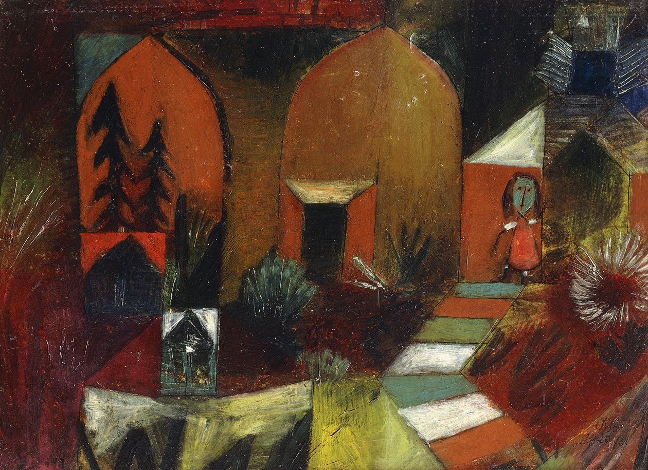 Dítě jako poustevník; dítě jako poustevník od Paul Klee