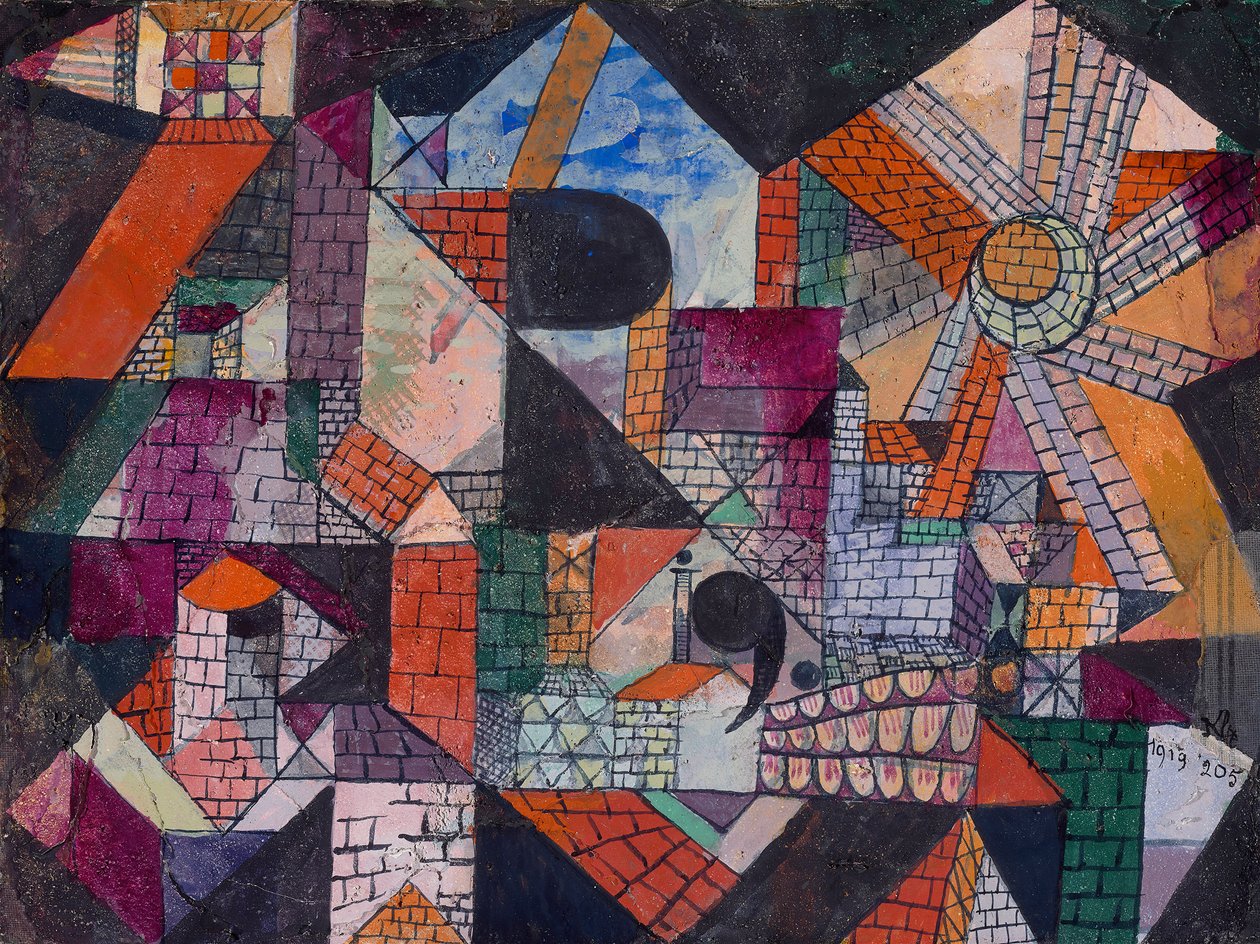 Město R, 1919. od Paul Klee