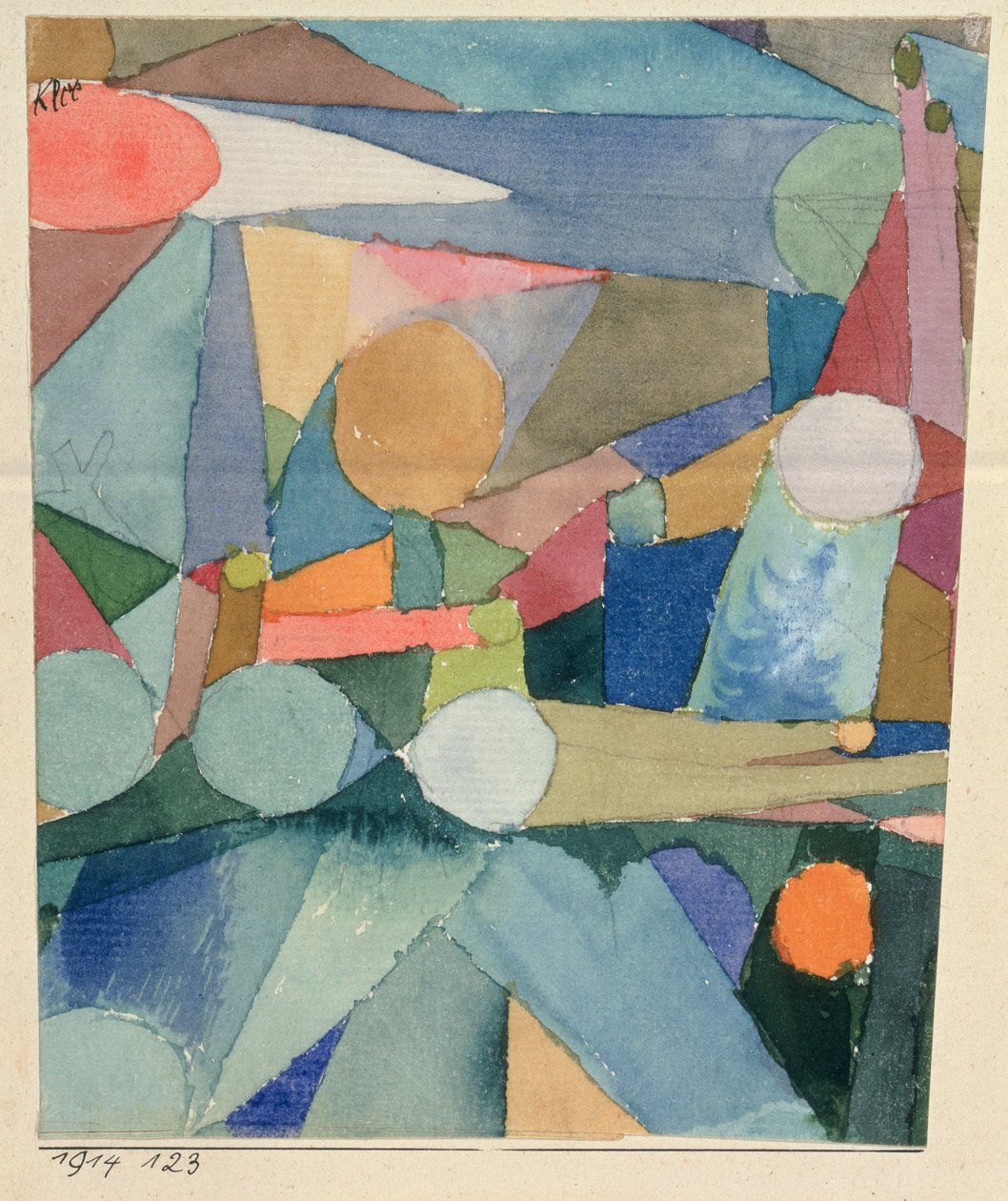 Barevné tvary od Paul Klee