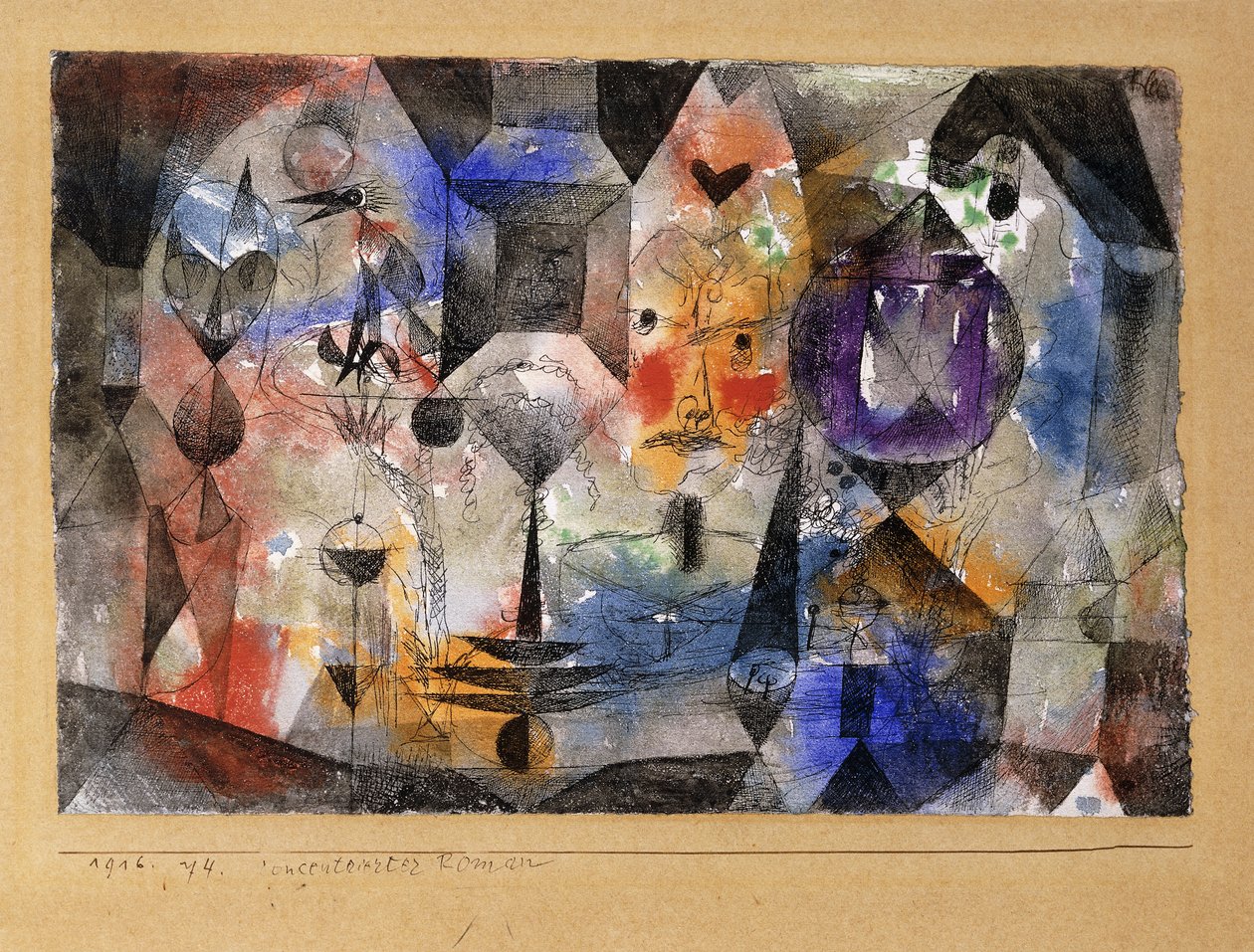 Concentrierter Roman od Paul Klee