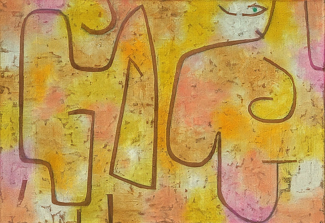 Dáma a móda. 1938 od Paul Klee