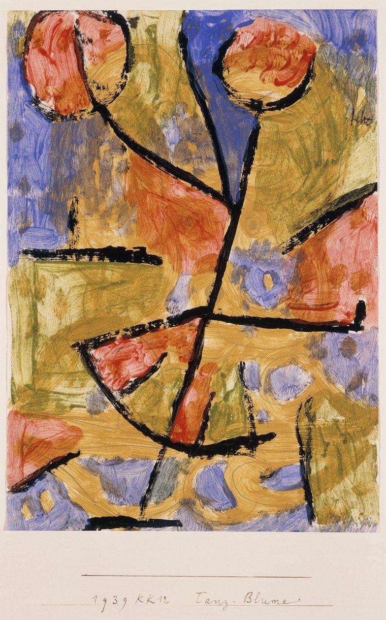 taneční květina; taneční květina od Paul Klee