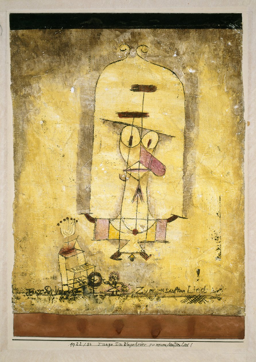 Dance You Monster to My Soft Song!, 1922. od Paul Klee