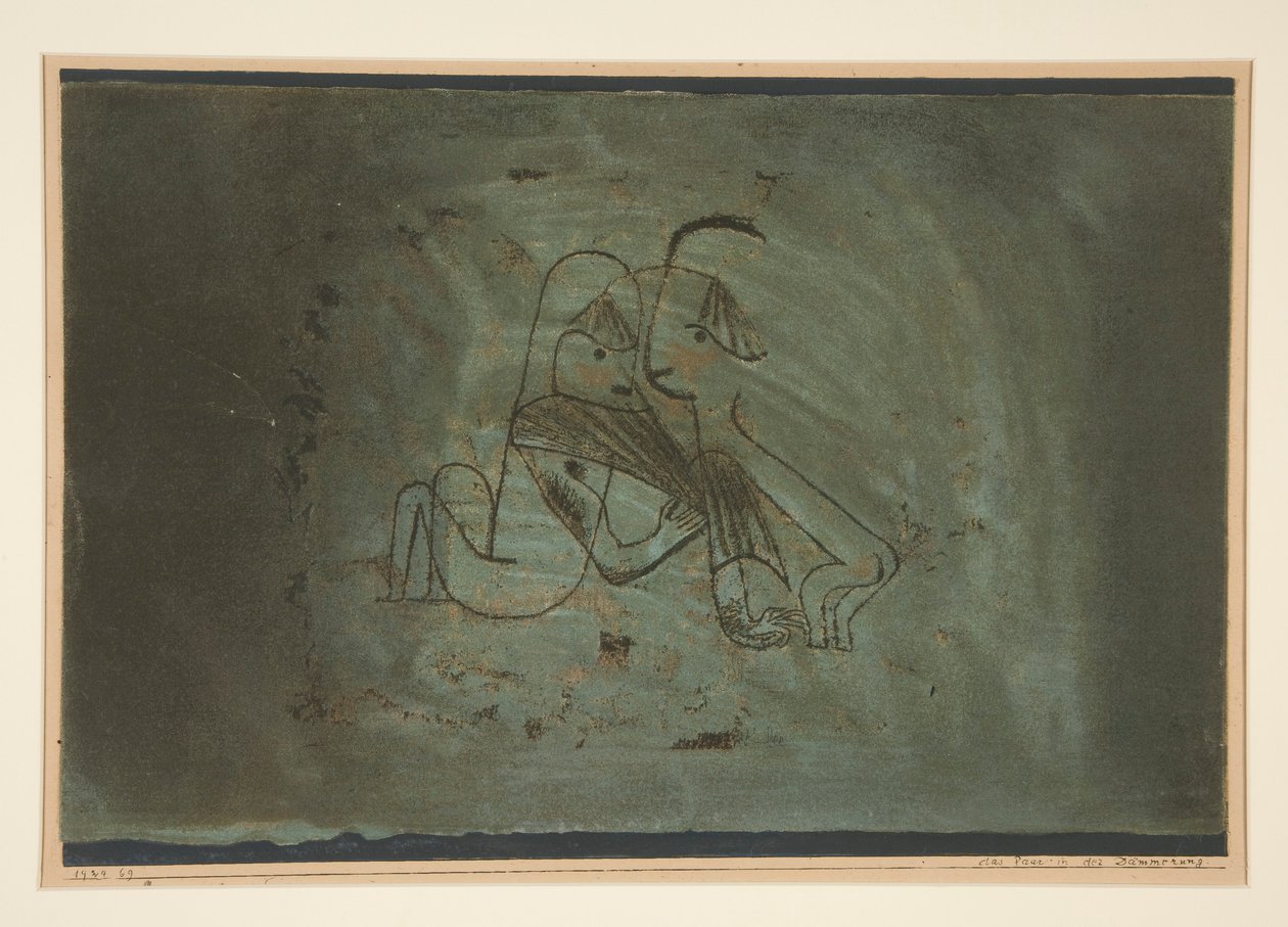 Pár v soumraku od Paul Klee