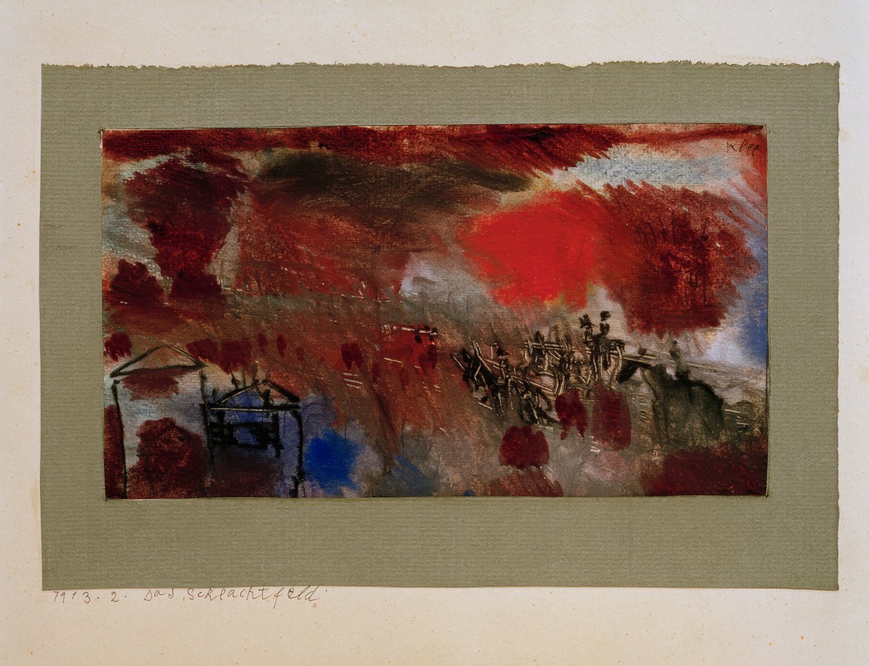 Bojiště od Paul Klee