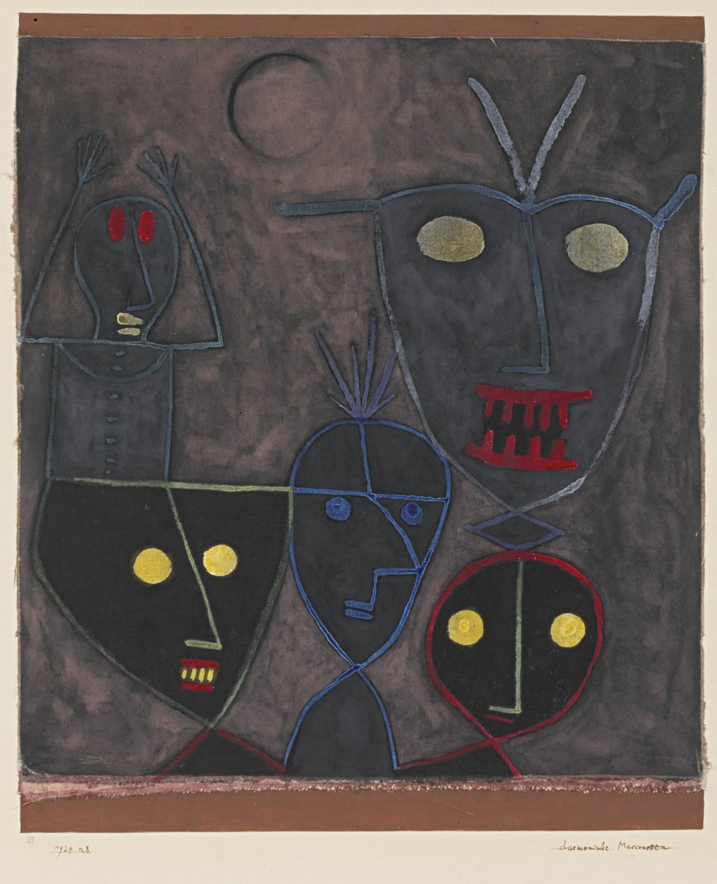 Démonické loutky, 1929 od Paul Klee