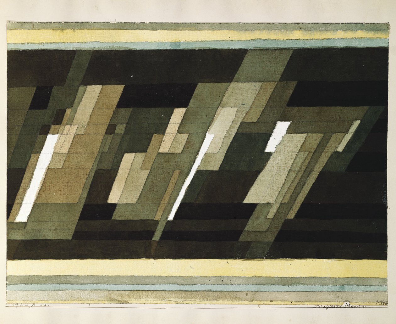 diagonální média od Paul Klee