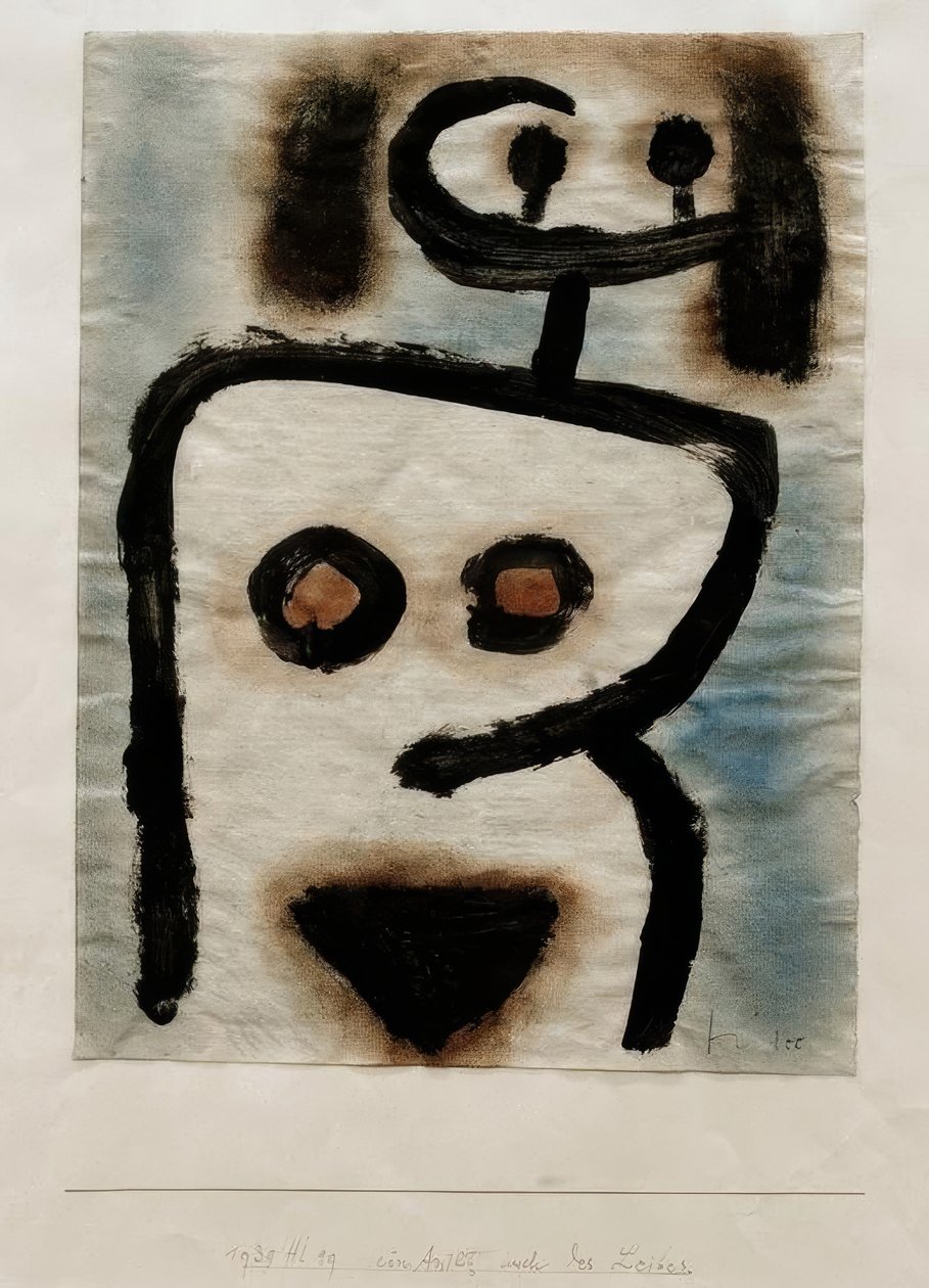 Tvář také těla od Paul Klee