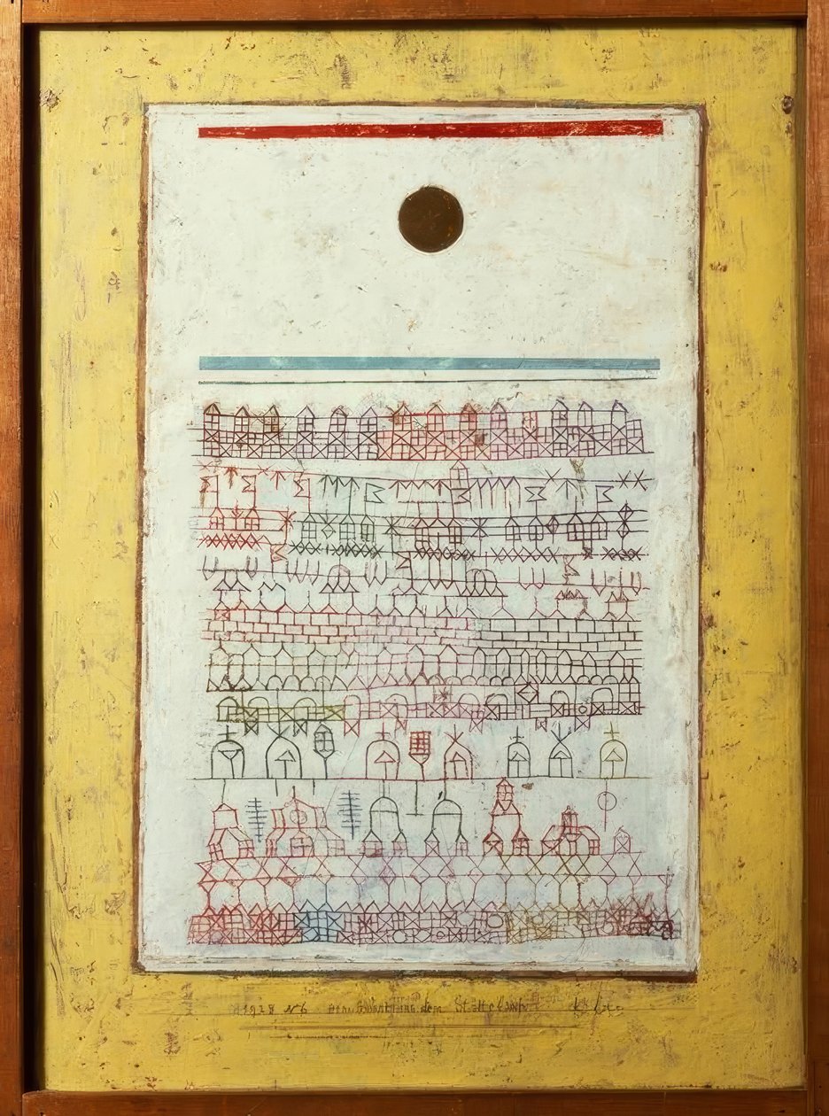 List z knihy města od Paul Klee