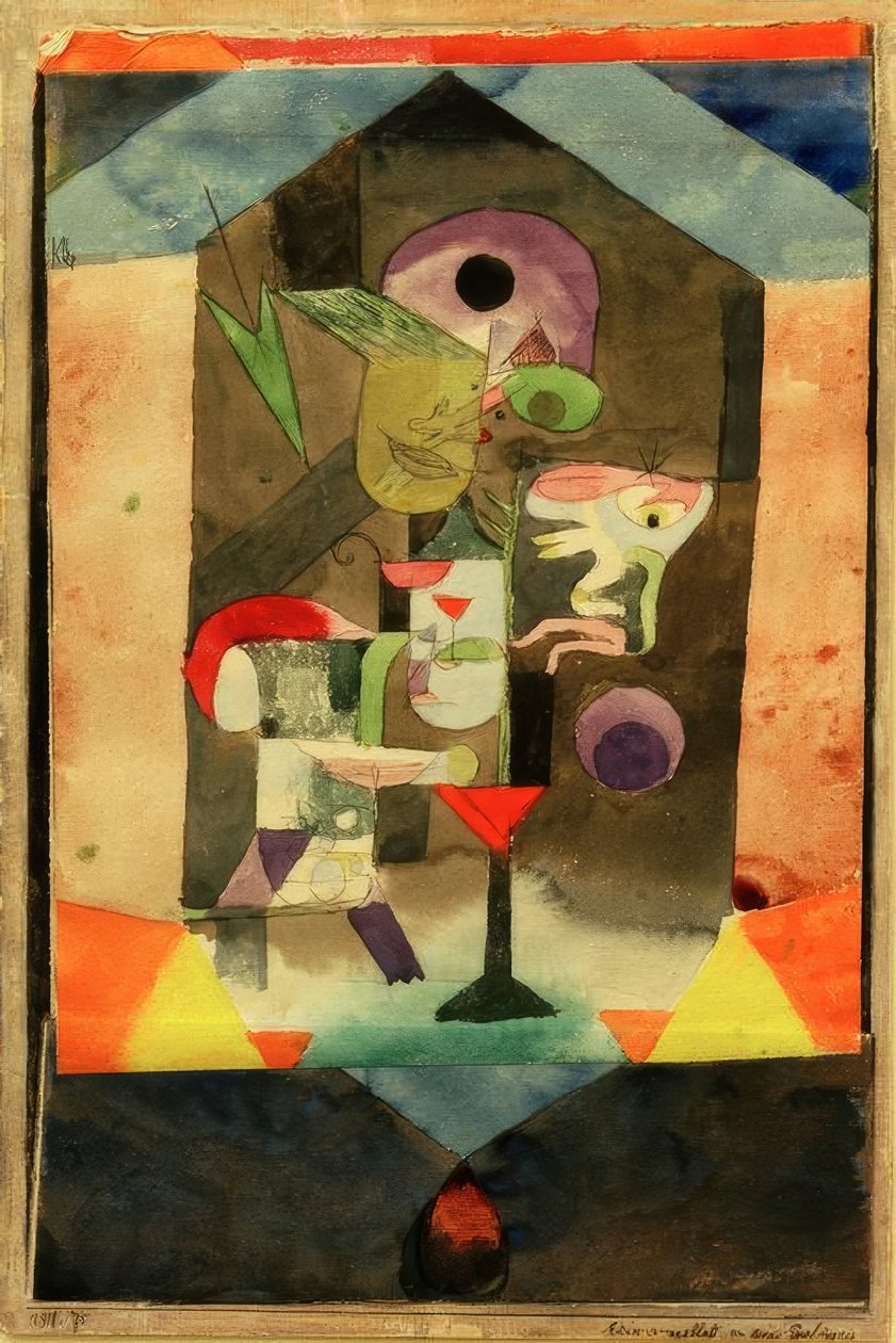Paměťový obrázek početí od Paul Klee