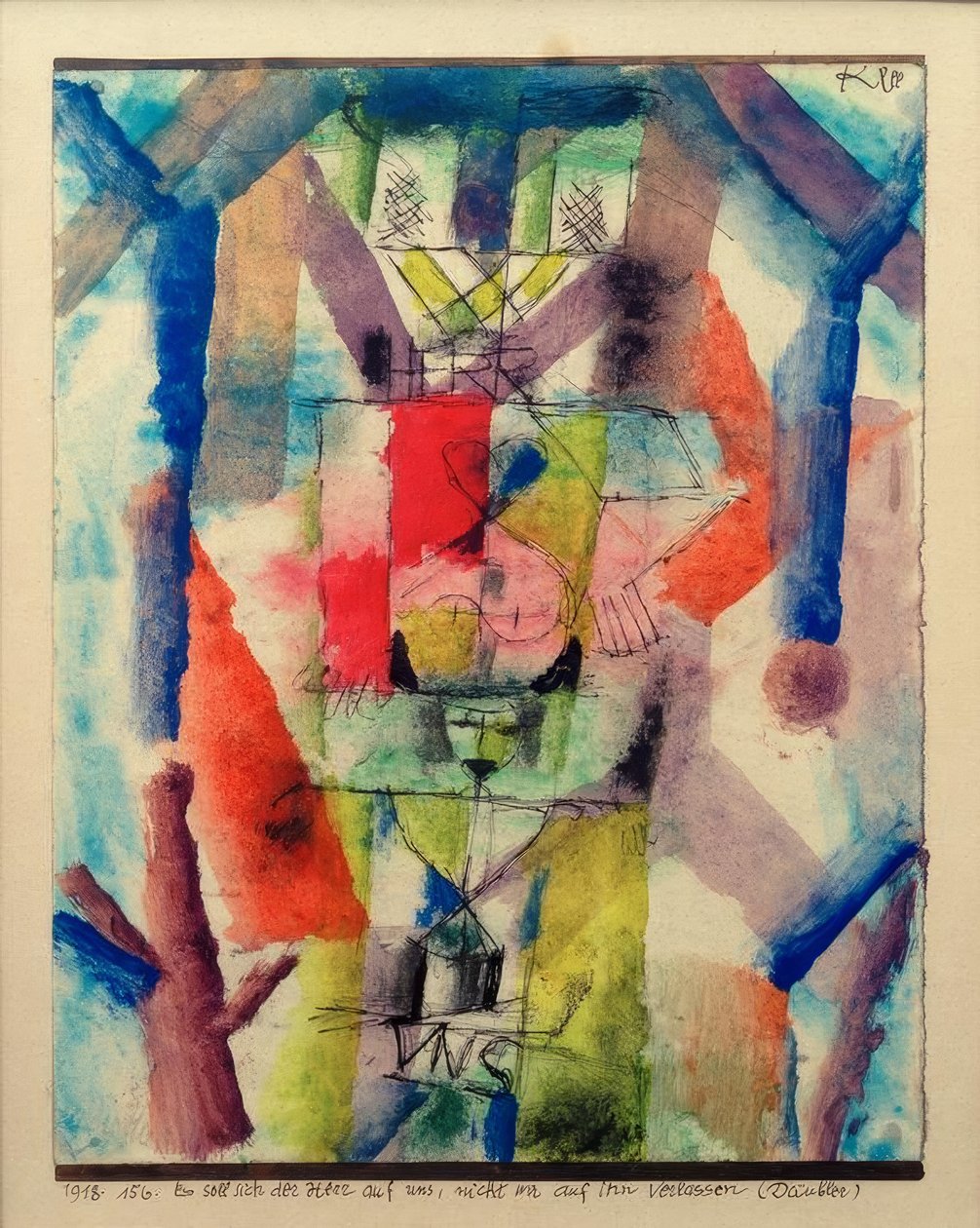 Pán by se měl spoléhat na nás, ne my na něj od Paul Klee