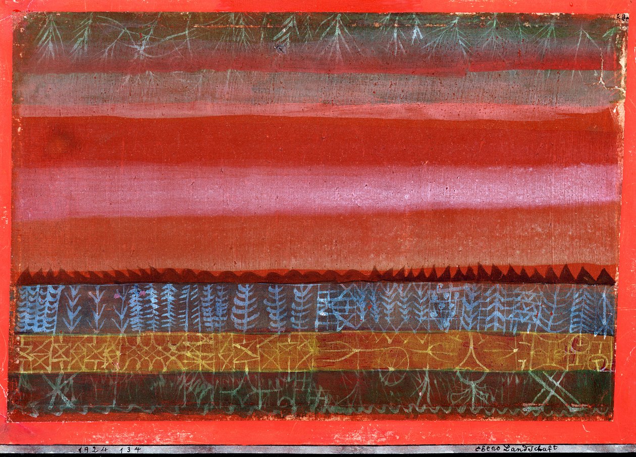 Plochá Krajina od Paul Klee