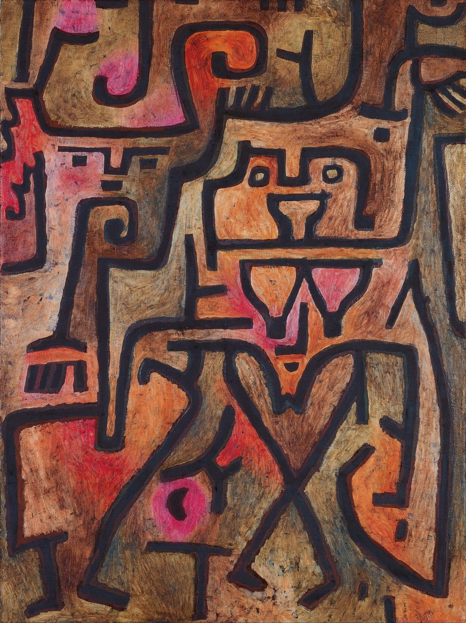 Lesní čarodějnice, 1938. od Paul Klee