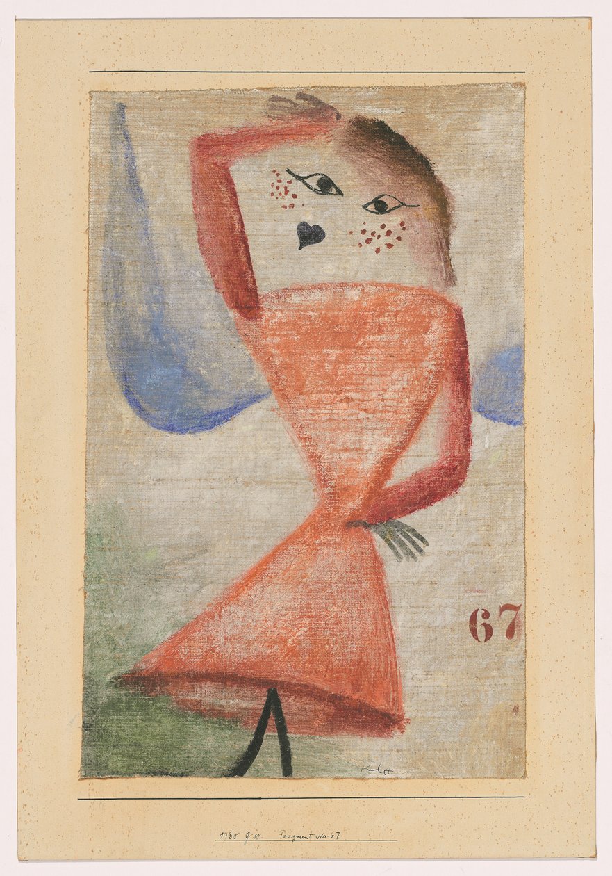 Fragment č. 67 (Engel) od Paul Klee