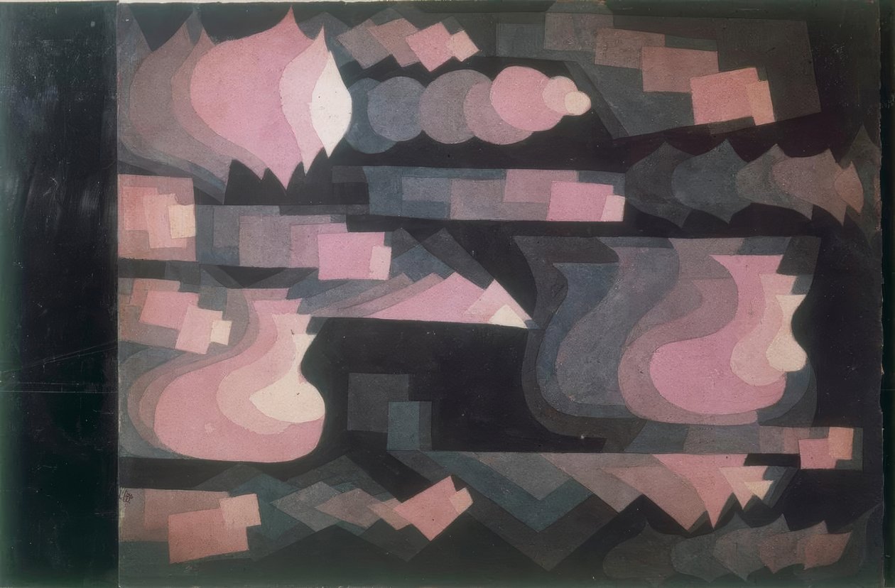 Fuga v červené barvě od Paul Klee
