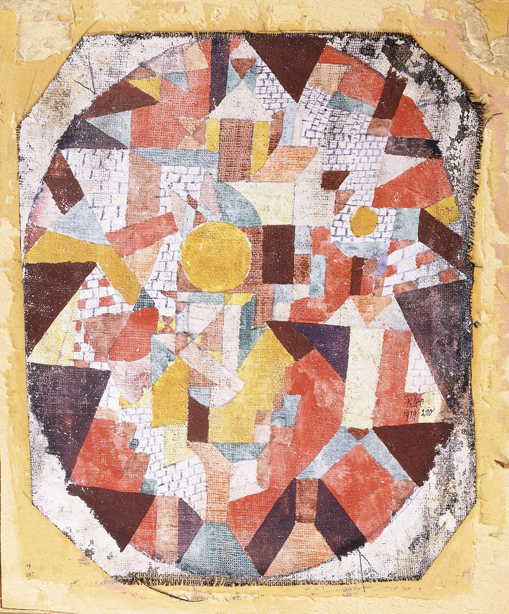 Úplněk v cihlovém domě od Paul Klee