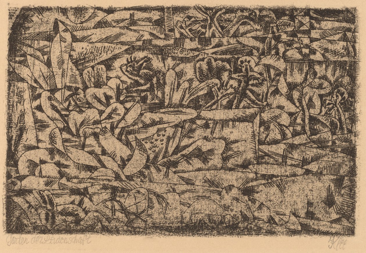 Zahrada vášně od Paul Klee