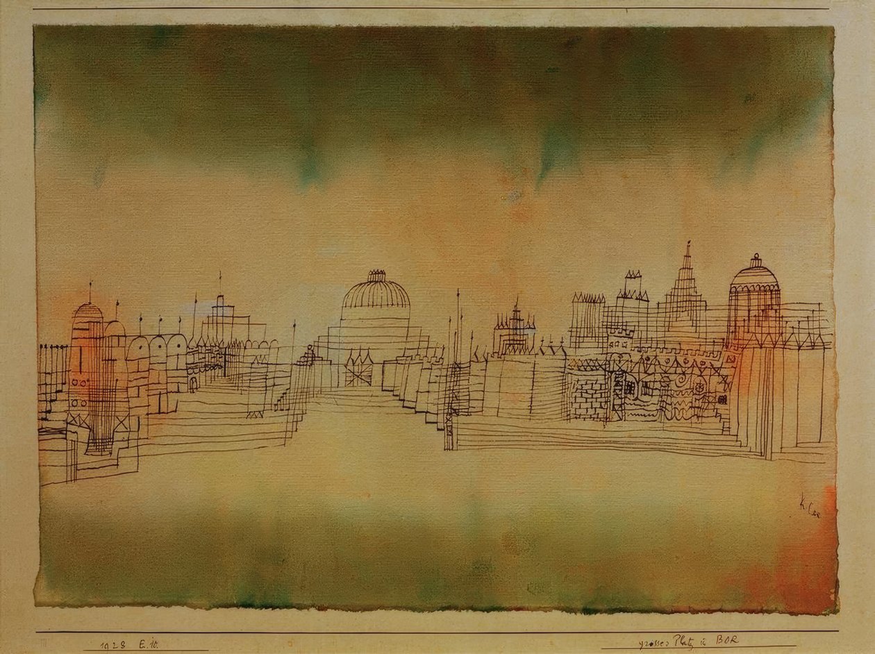 Velké místo v BOR od Paul Klee