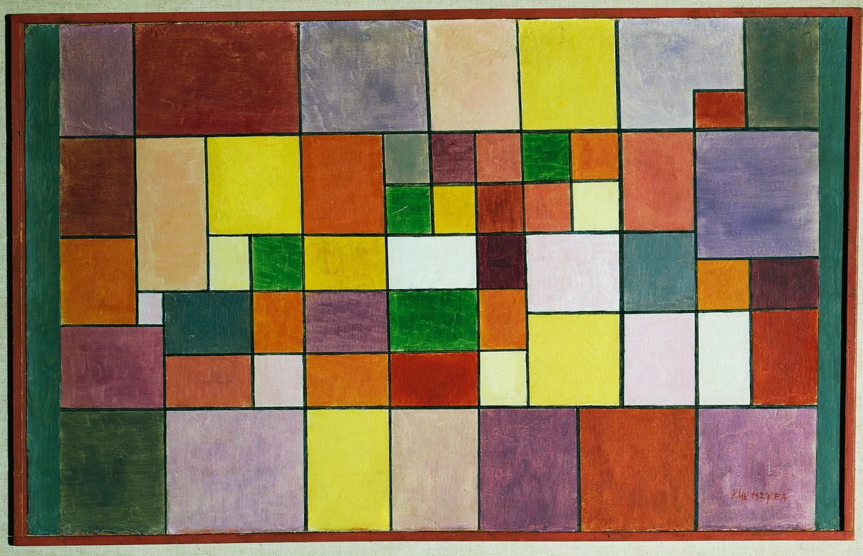 Harmonie severské flóry od Paul Klee