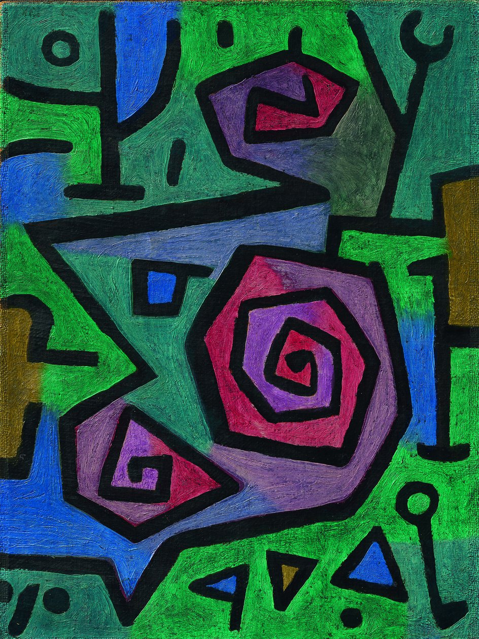 Heroic Roses, 1938 od Paul Klee