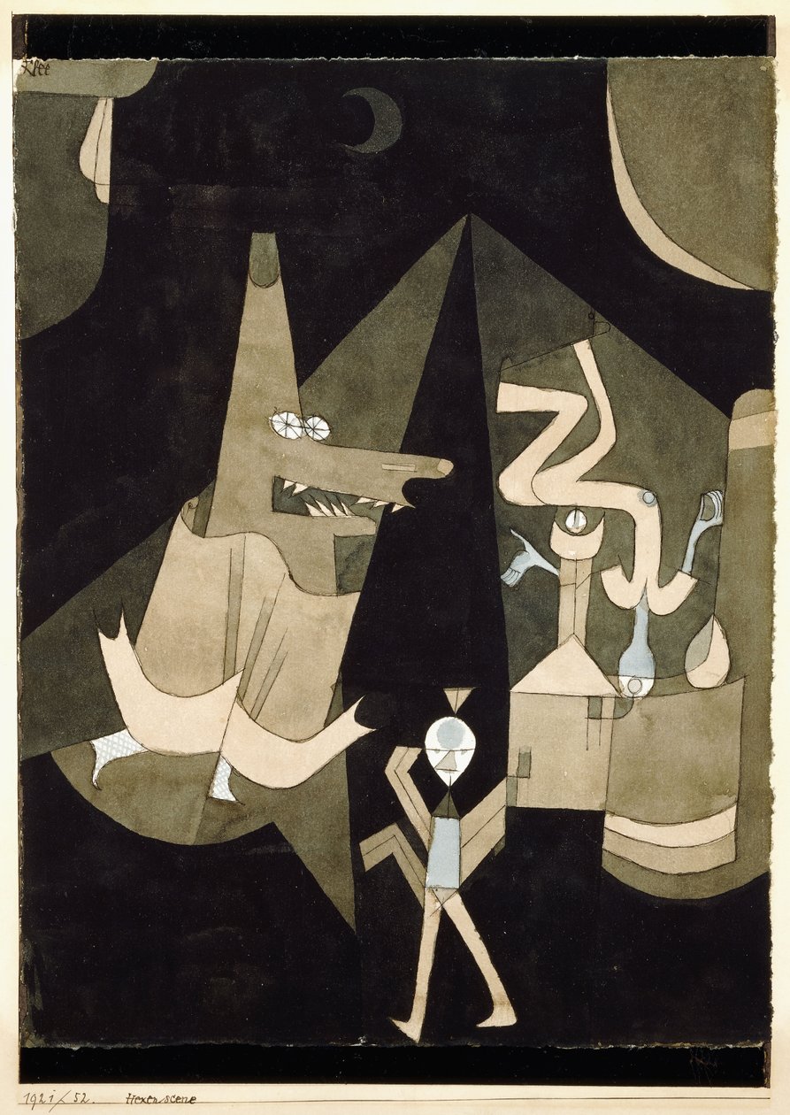 Hexenská scéna od Paul Klee