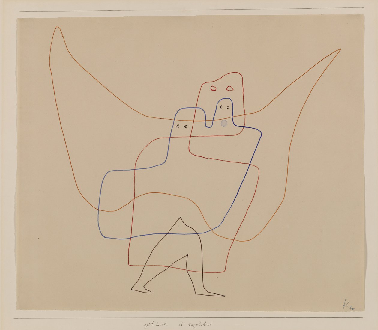 In Angels Care, 1931. od Paul Klee