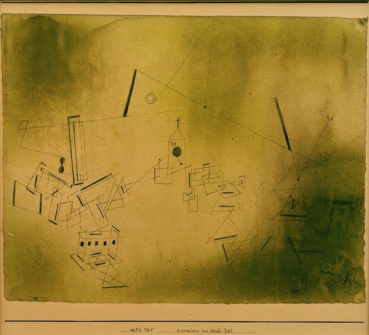 Vesmírný a pozemský čas od Paul Klee