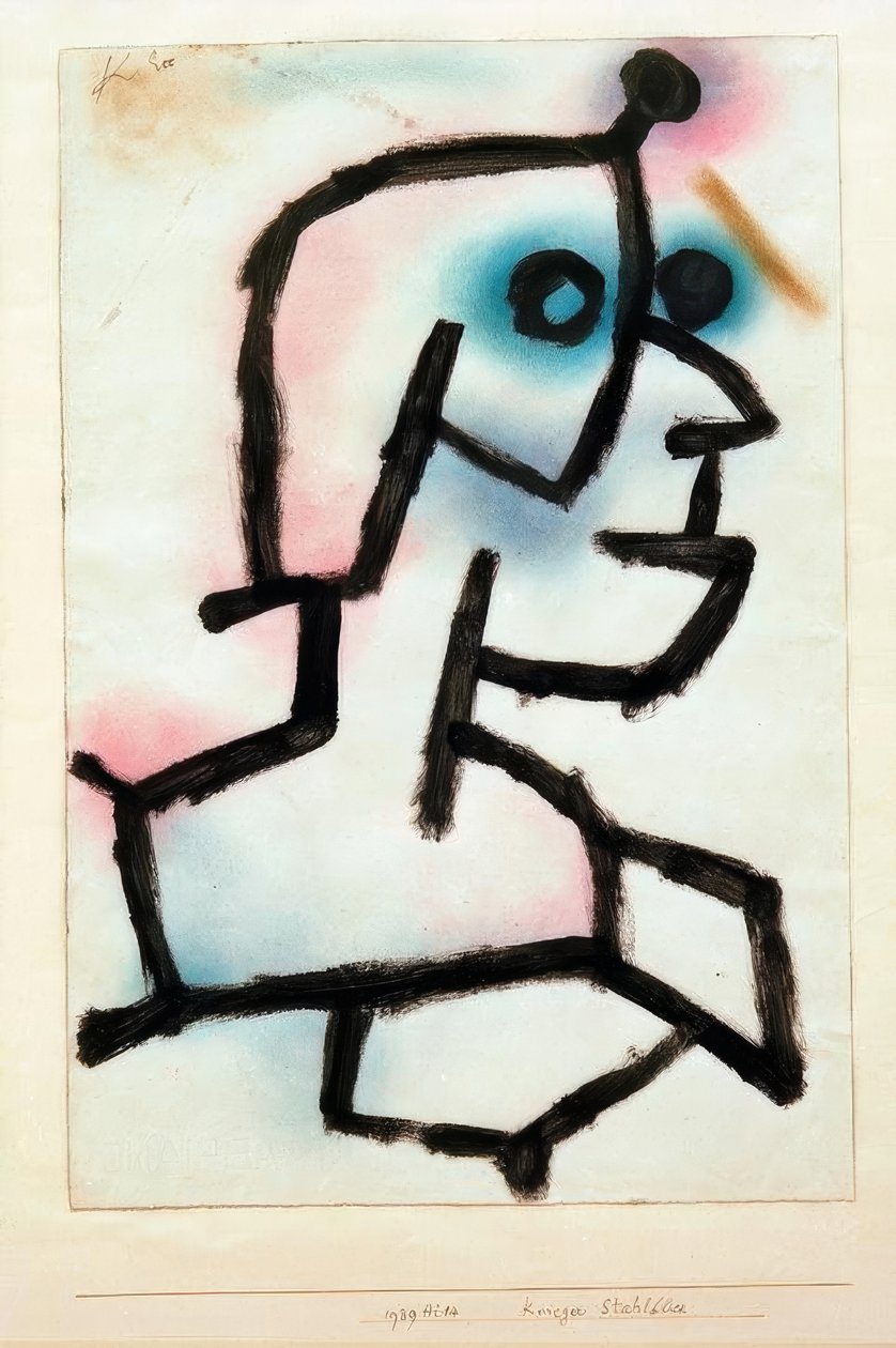 Ocelové oči bojovníka od Paul Klee