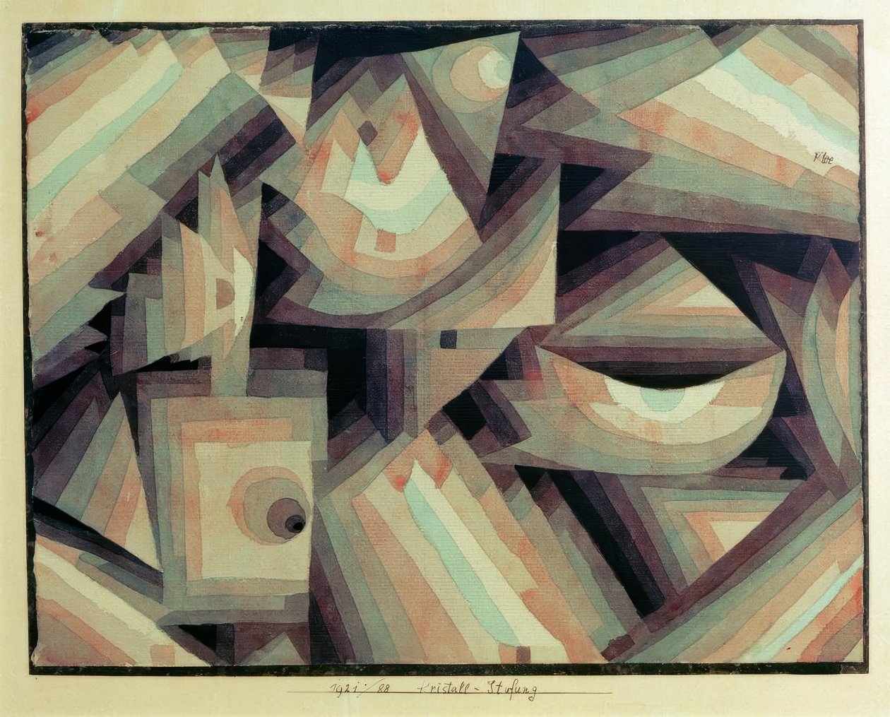 Krystalová gradace od Paul Klee