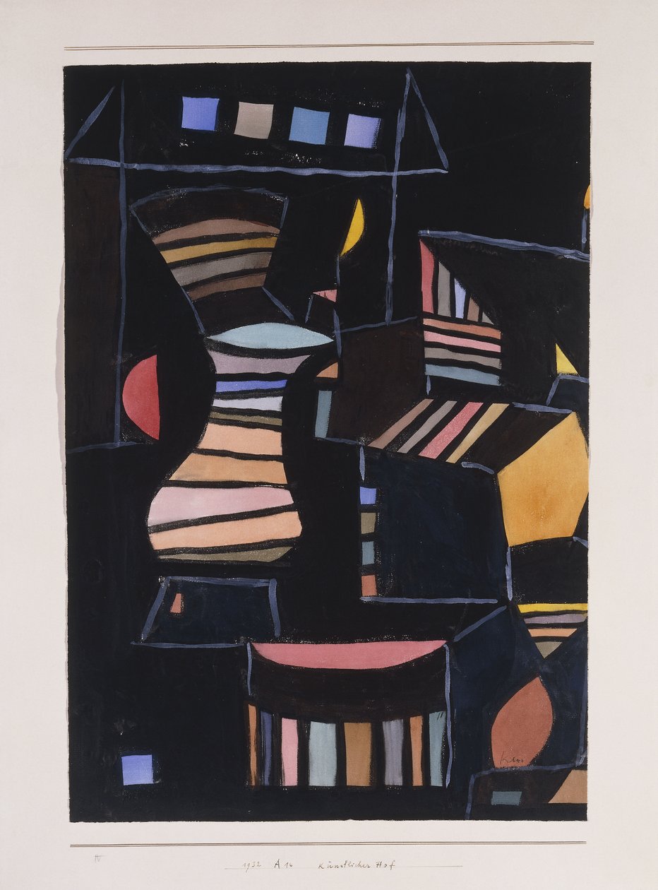 Umělé nádvoří od Paul Klee