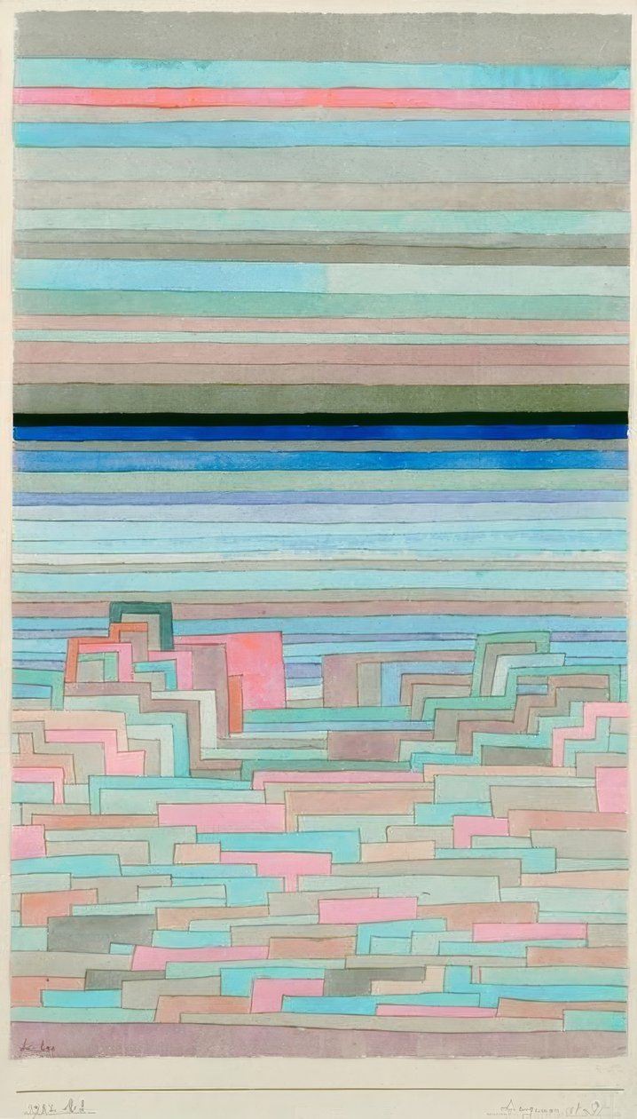 Lagunové město od Paul Klee