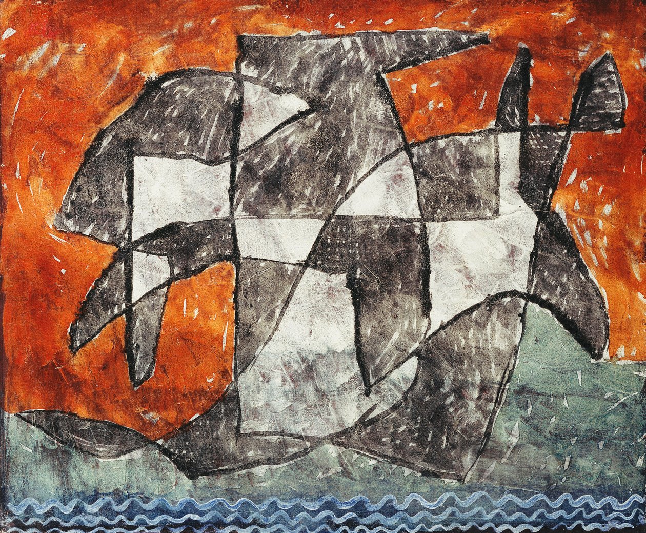 Jezerní duch; Viz Gespenst od Paul Klee