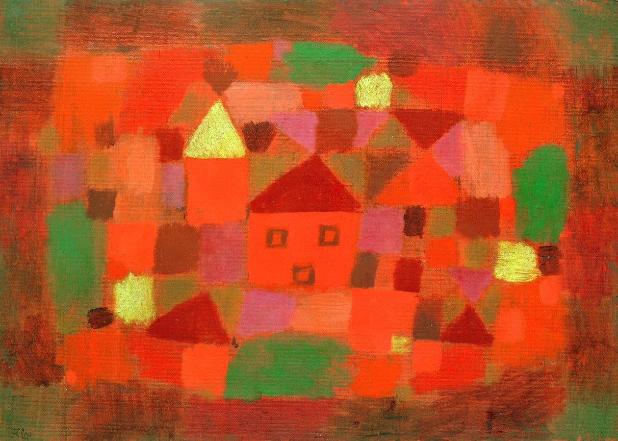 Krajina se západem slunce od Paul Klee