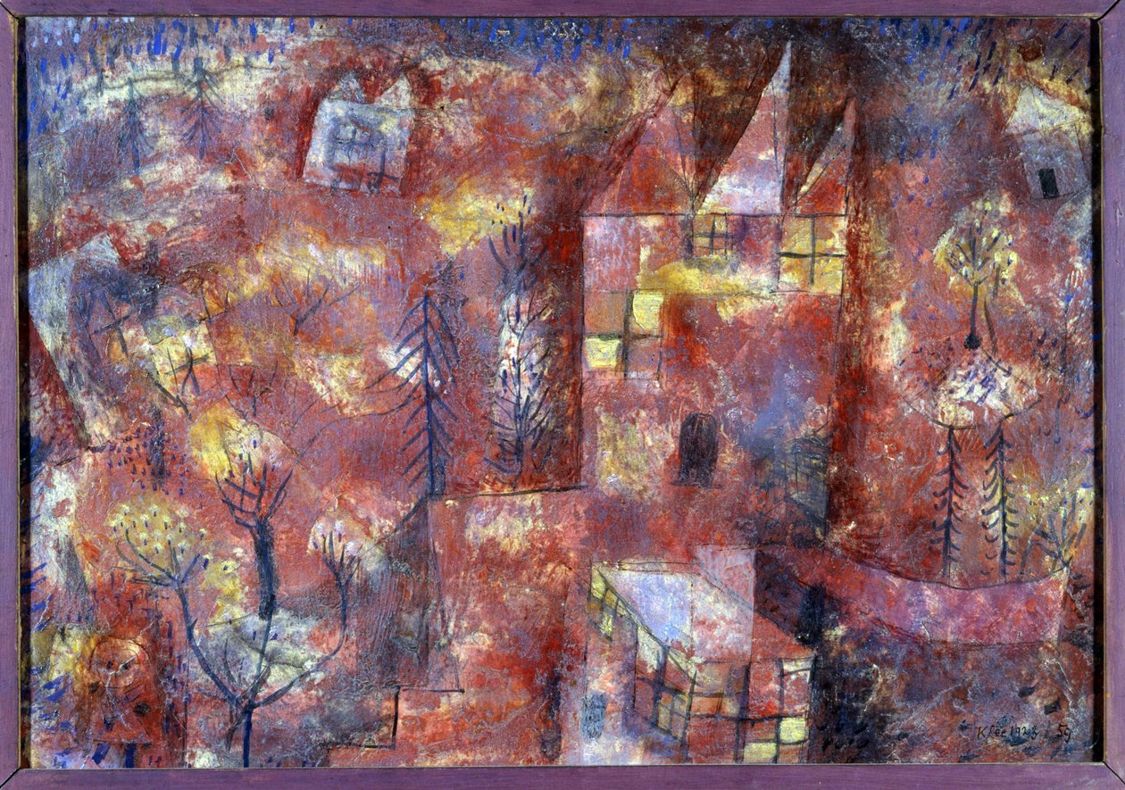 Krajina s dítětem (pastel) od Paul Klee