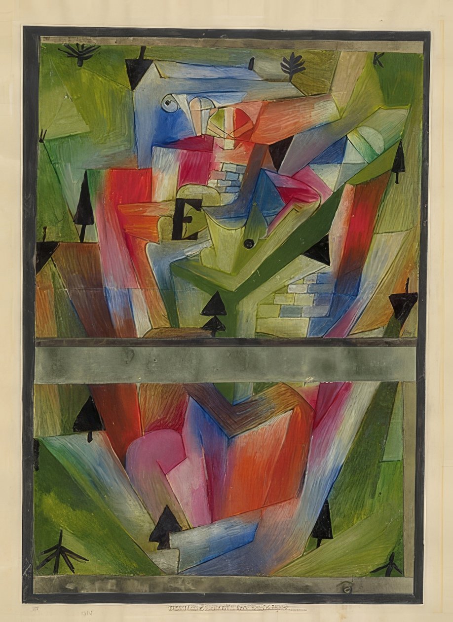 Krajina u E. (v Bavorsku). 1921, 182 od Paul Klee