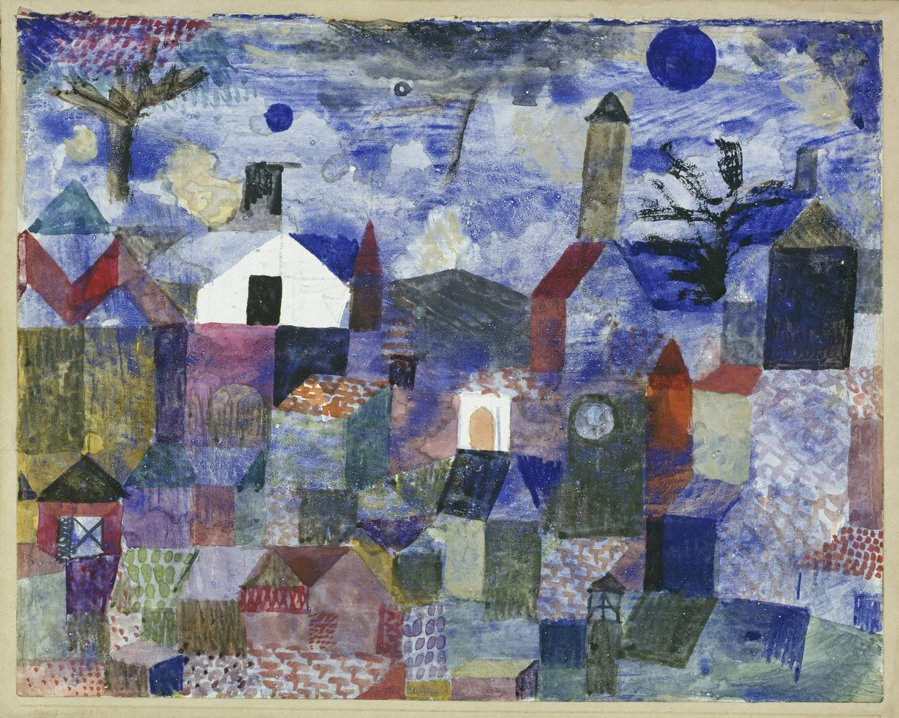 Krajina v modré barvě od Paul Klee