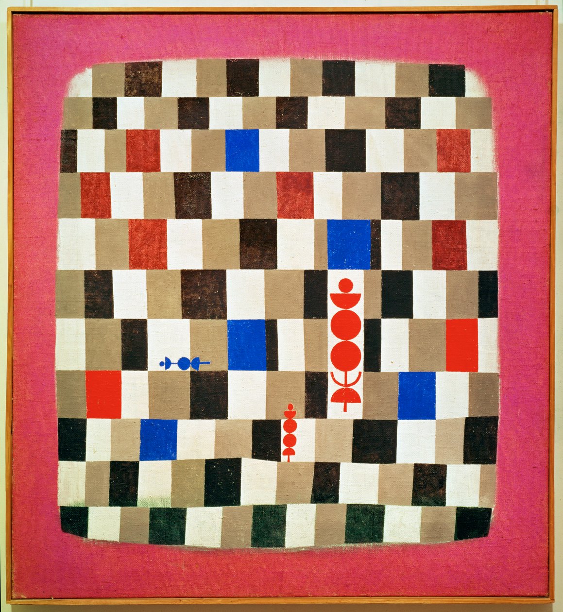 Velká šachovnice (dýchání) od Paul Klee