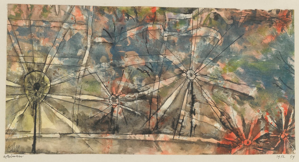 Lucerny pouliční lampy, 1912. od Paul Klee