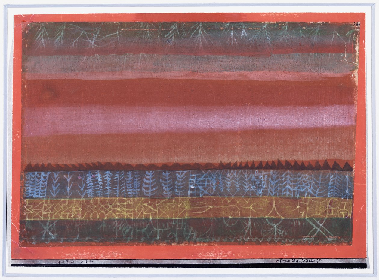 Vrstvená Krajina od Paul Klee