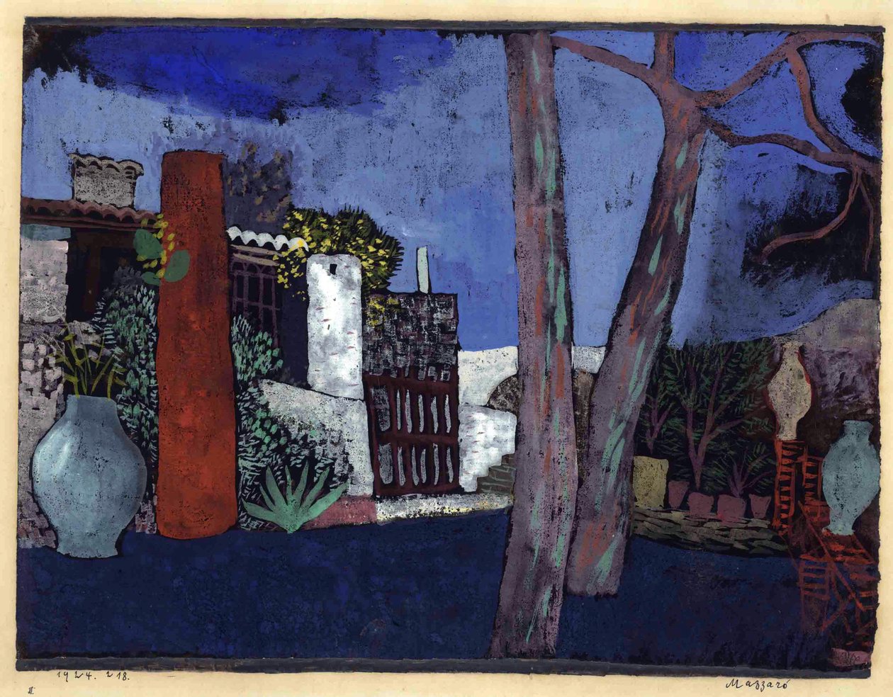 Mazzarò, 1924. od Paul Klee