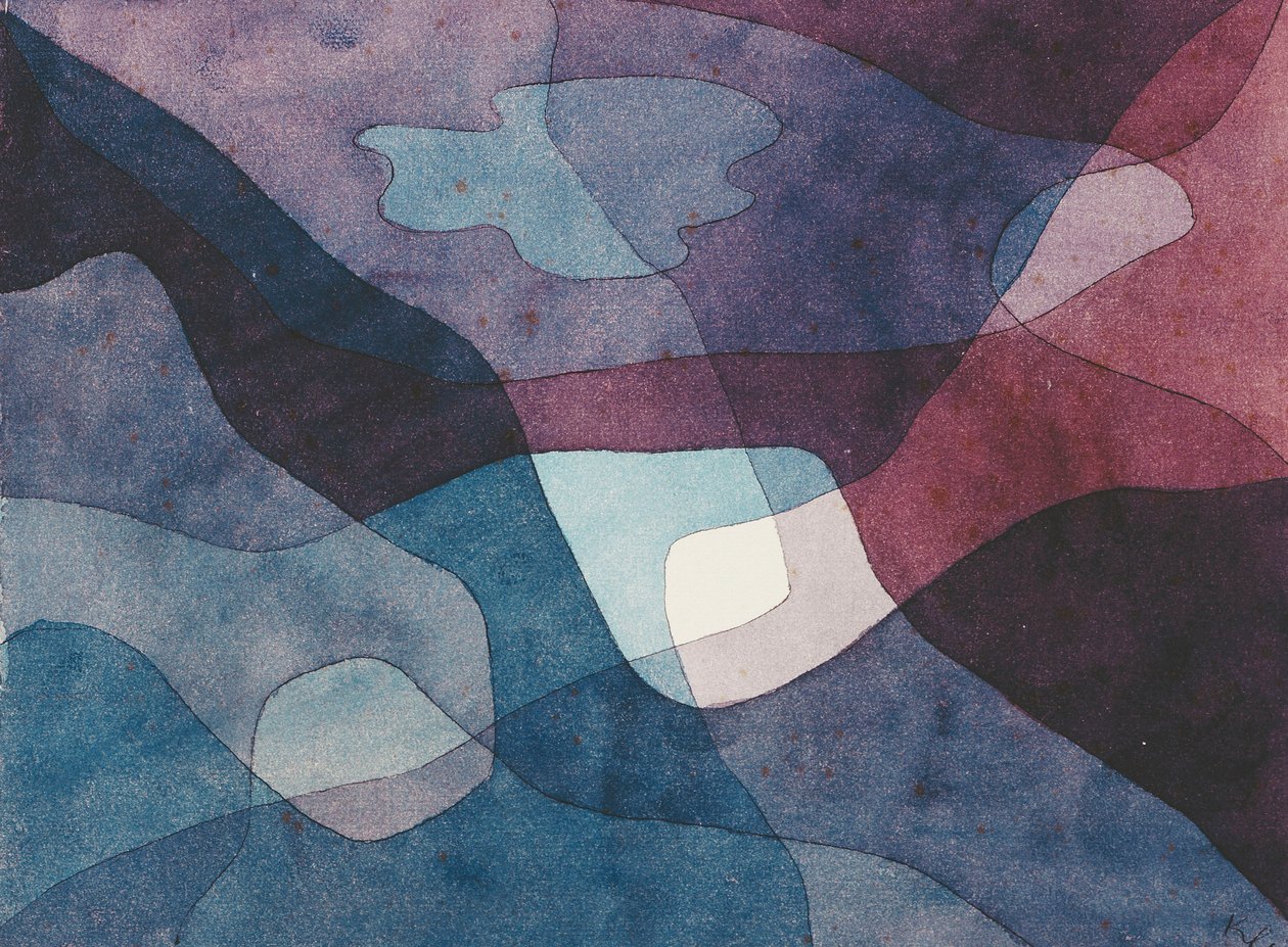 Horský a syntetický vzduch; Horské a vzdušné syntetické od Paul Klee
